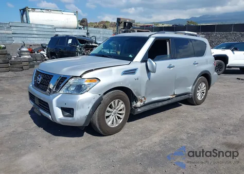 2018 Nissan Armada Sv из США, поврежденный, VIN JN8AY2ND6JX002224